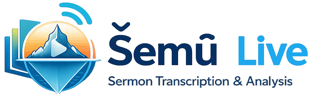 Sermon Space - Sermon Transcription & Analysis